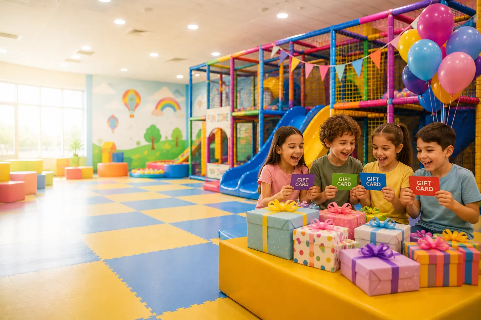 Play center kids slide 4