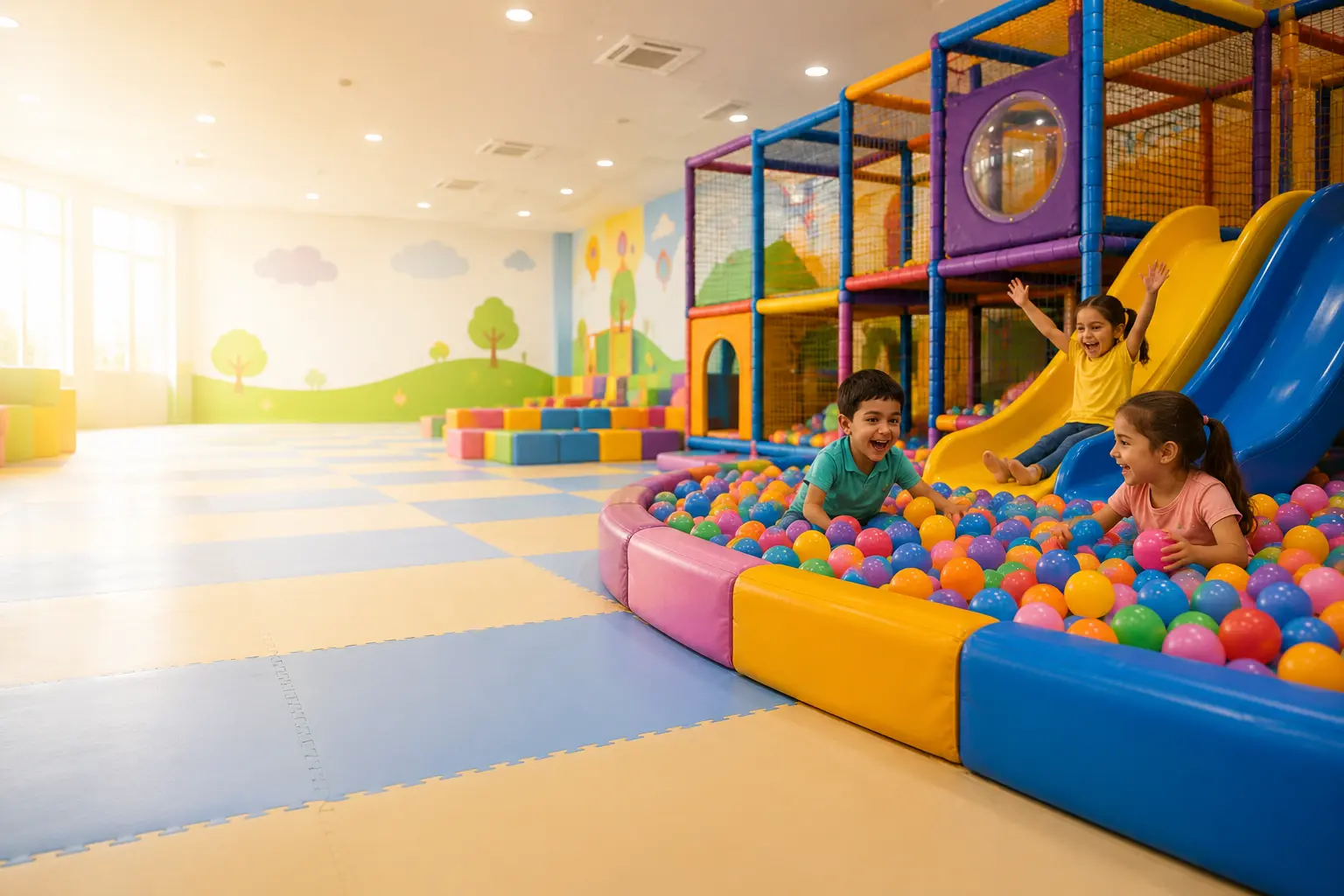 Play center kids slide 1